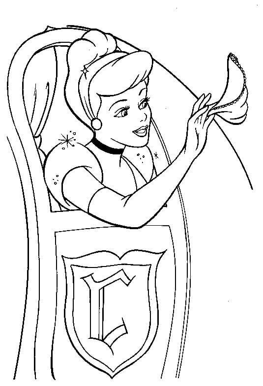 30 Free Printable Cinderella Coloring Pages
