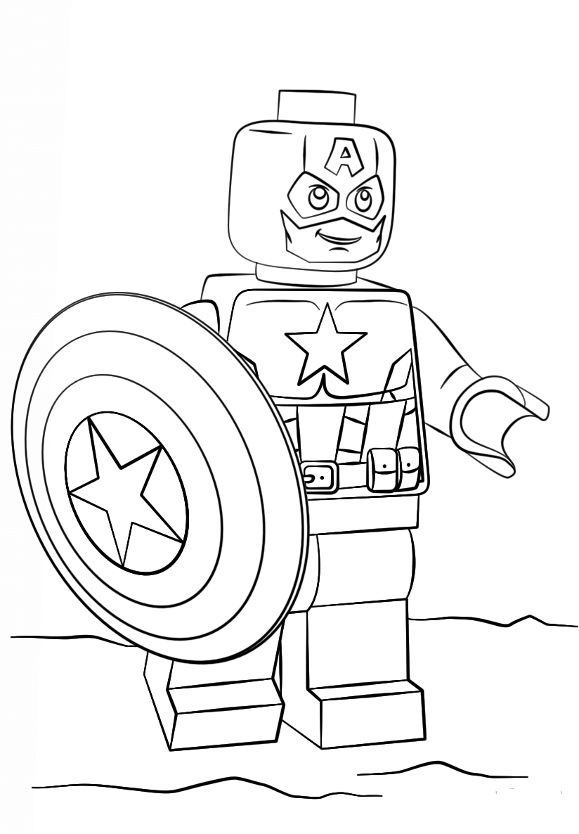 30 Printable Captain America Coloring Pages 30 Printable Captain America Coloring Pages