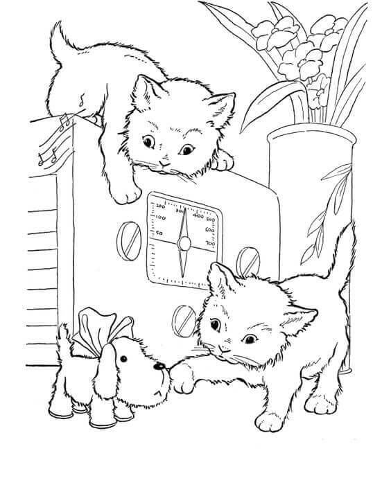 30 Free Printable Kitten Coloring Pages (Kitty Coloring Sheets)