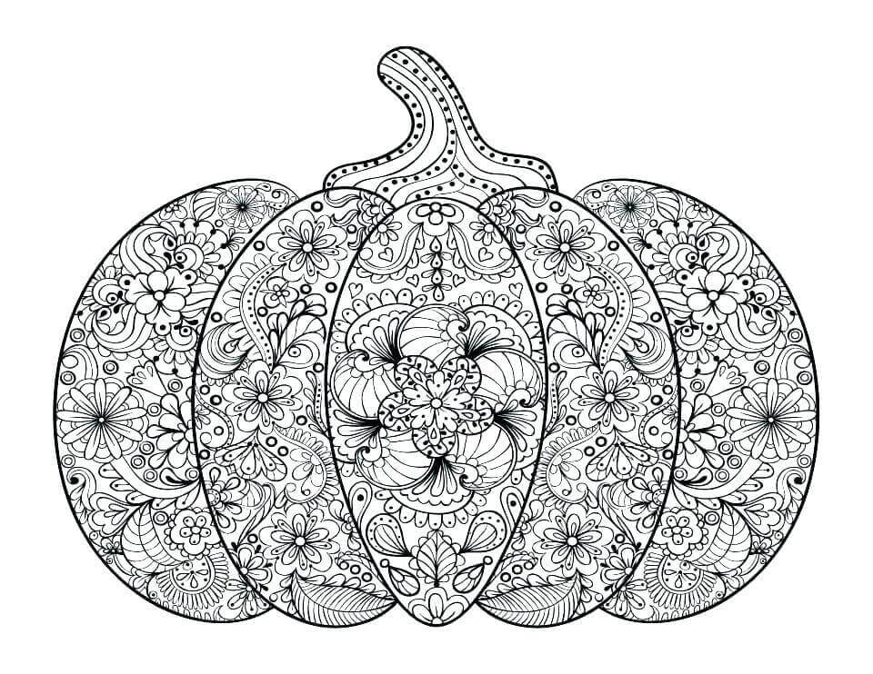 30 Free Printable Pumpkin Coloring Pages