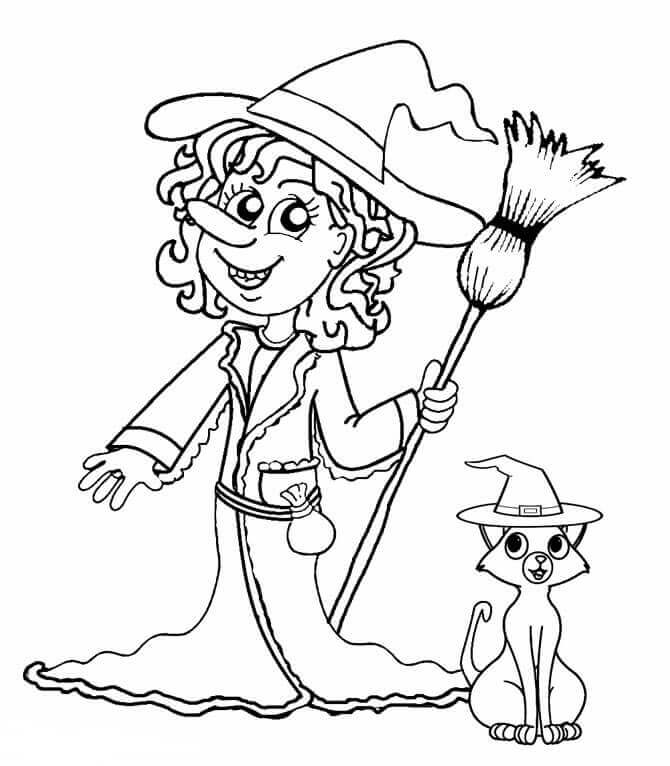 30 Free Witch Coloring Pages Printable 30 Free Witch Coloring Pages Printable