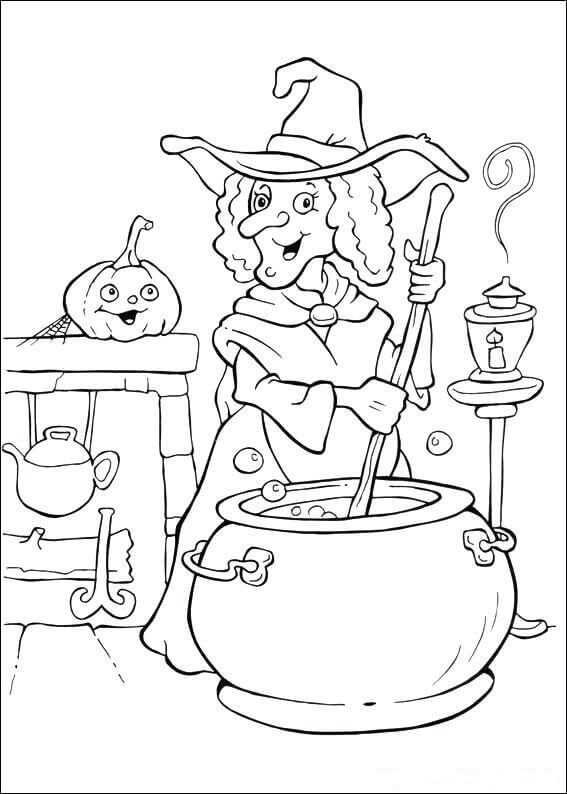 Winnie The Witch Coloring Pages