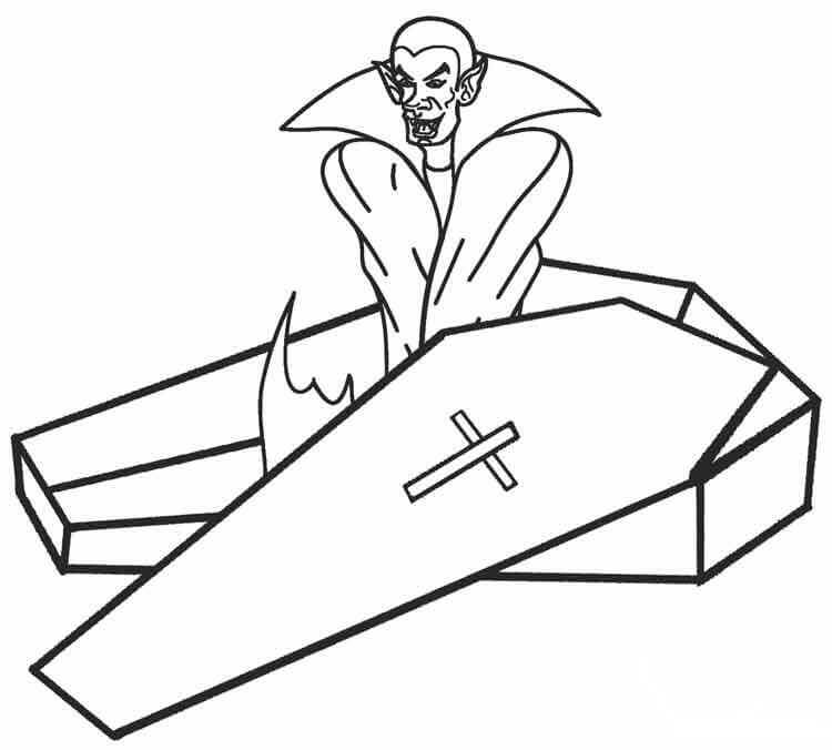 30 Free Printable Vampire Coloring Pages