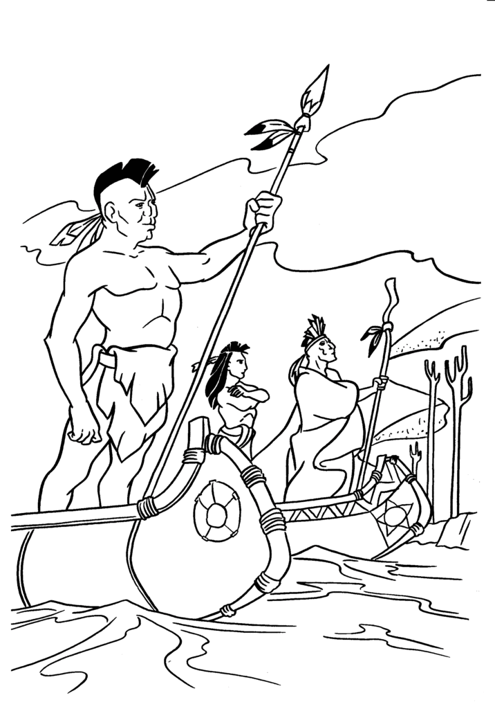 Native American Water Vessels Coloring Page Native American.
