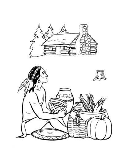30 Free Printable Native American Coloring Pages