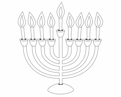 30 Free Hanukkah Coloring Pages Printable
