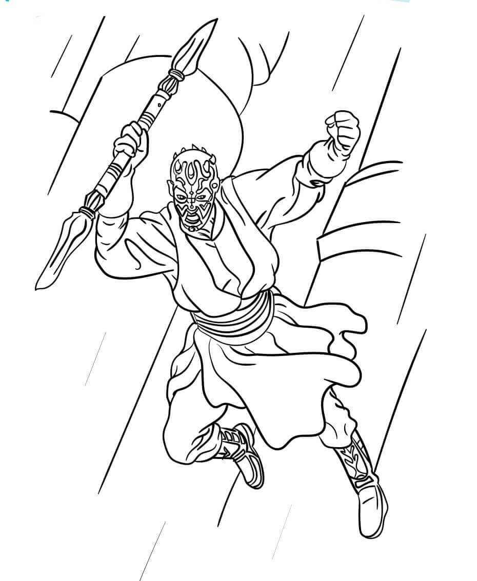 DARTH MAUL Coloring Pages Darth Maul And Emperor