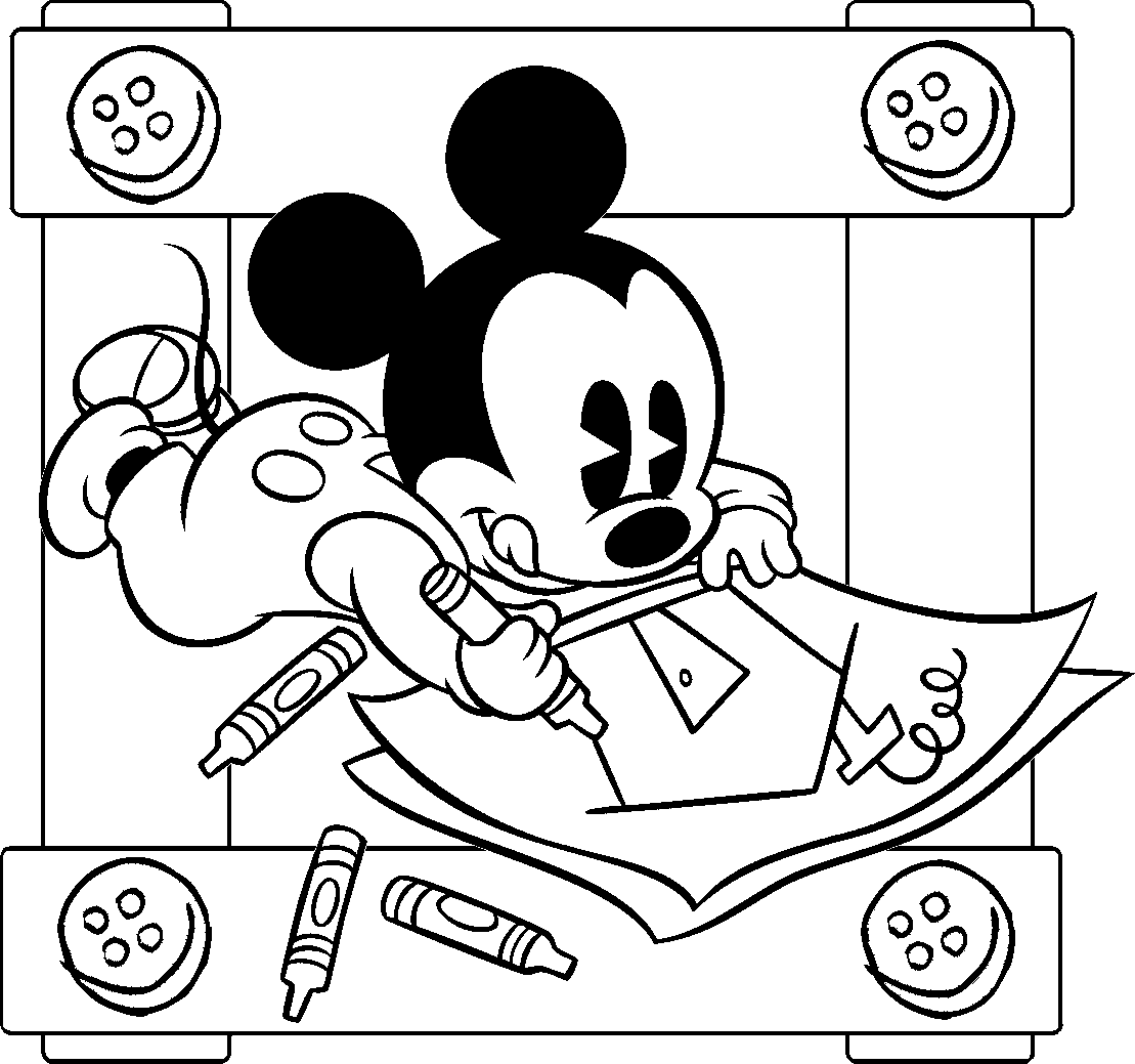 40 Free Mickey Mouse Coloring Pages Printable