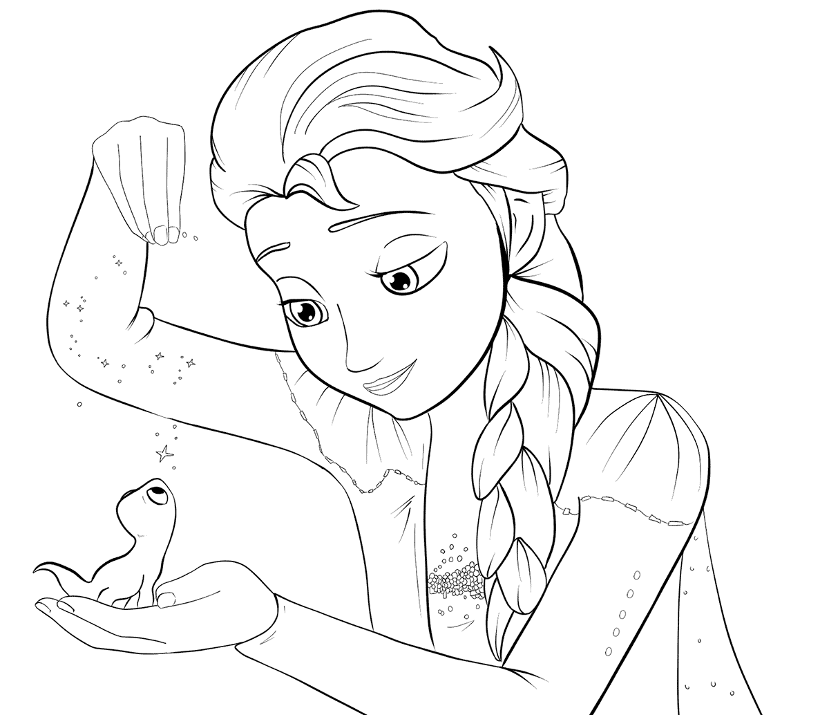 10 Free Printable Frozen 2 Coloring Pages
