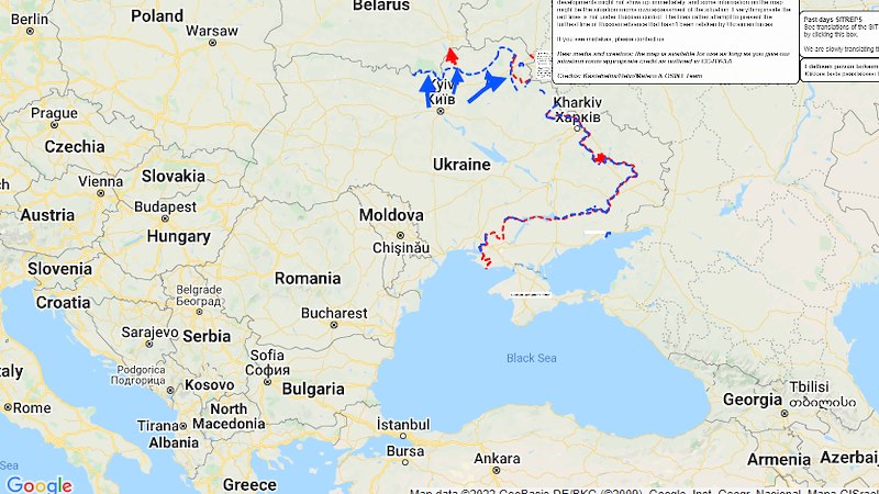Ukraine War Military Lab : Scribble Maps