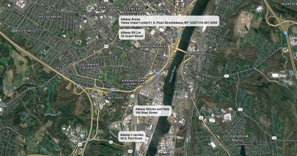 Albany Map Scribble Maps