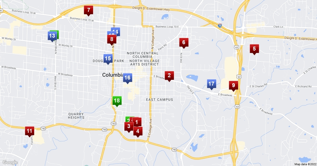 Columbia MO Health Assets Scribble Maps