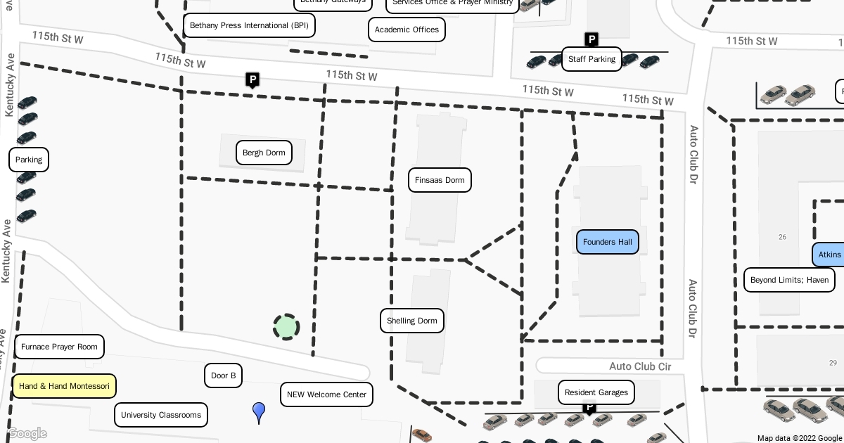 Bethany Campus Maps Scribble Maps