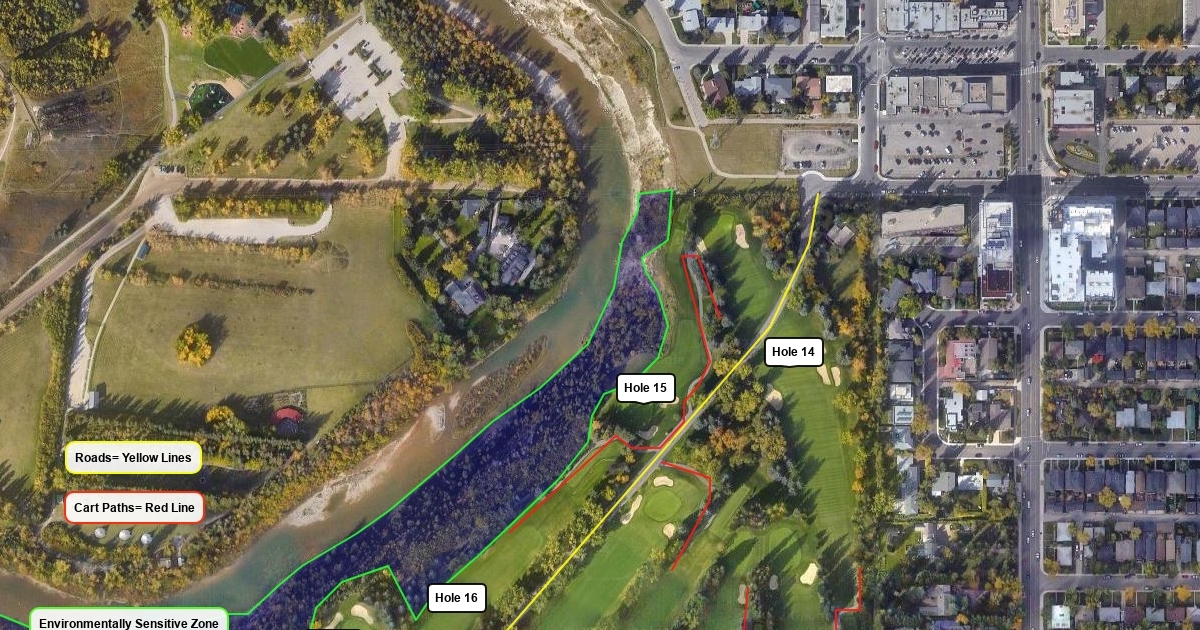 Calgary Golf and Country Club Course Map Scribble Maps