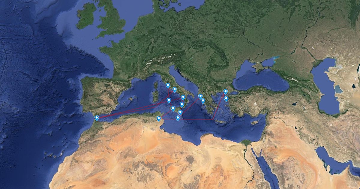 Ulysses Journey Scribble Maps