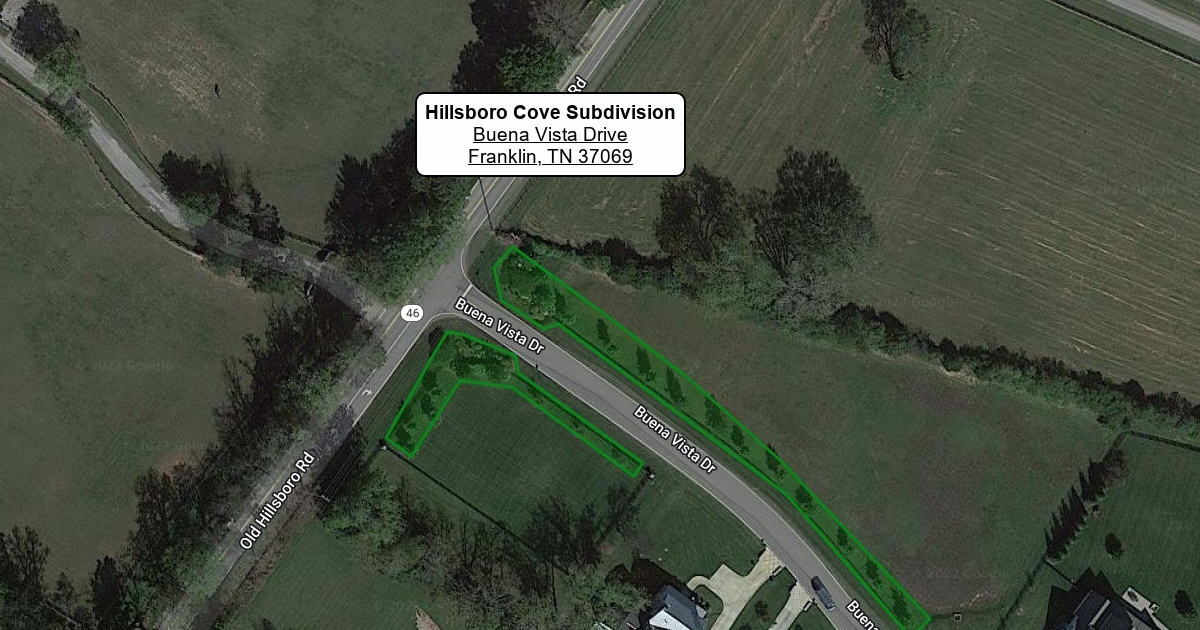 Cherry Grove Subdivision Scribble Maps