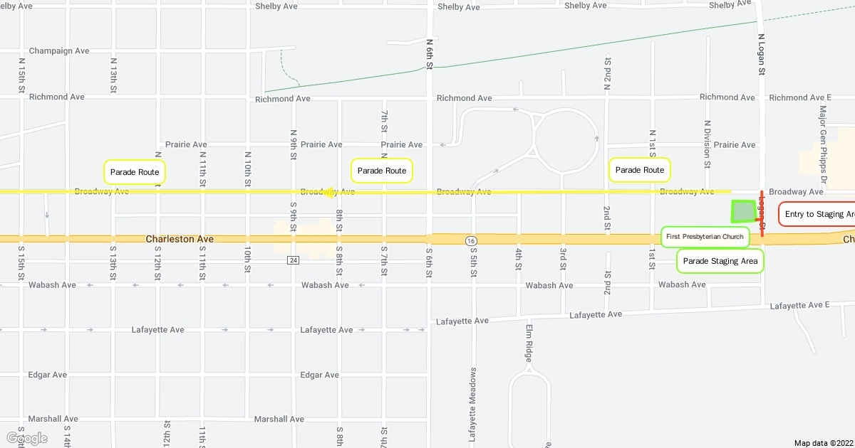 HC Parade Route Scribble Maps