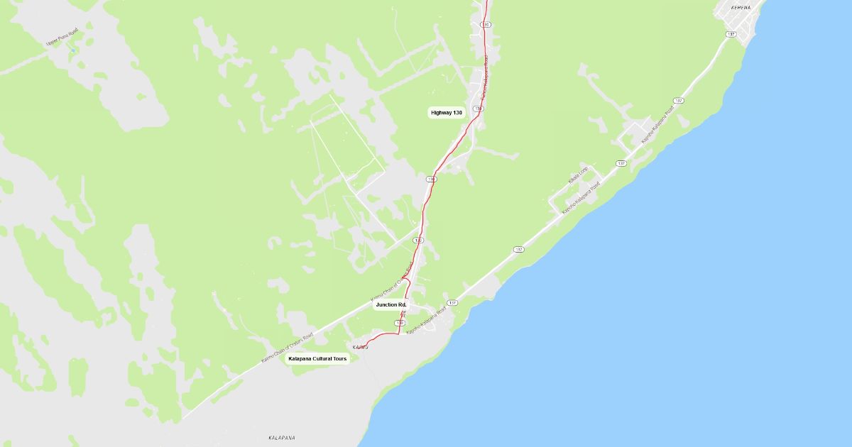 Kalapana Cultural Tours Scribble Maps