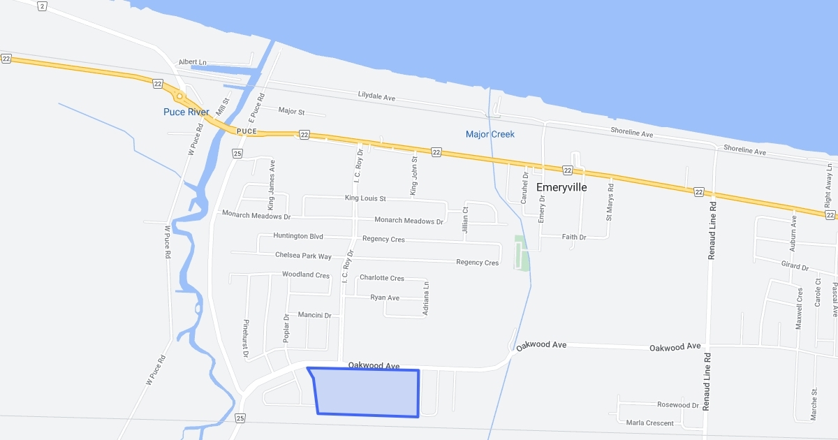 lakeshore map Scribble Maps