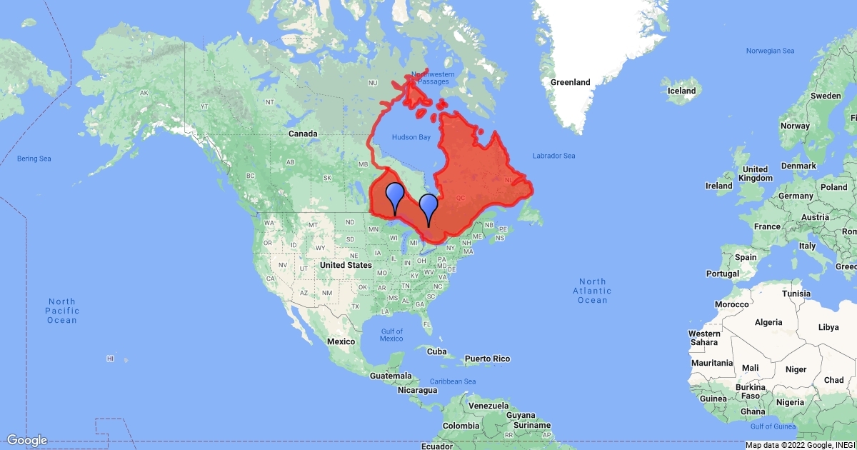 Canadian Shield Map Kids