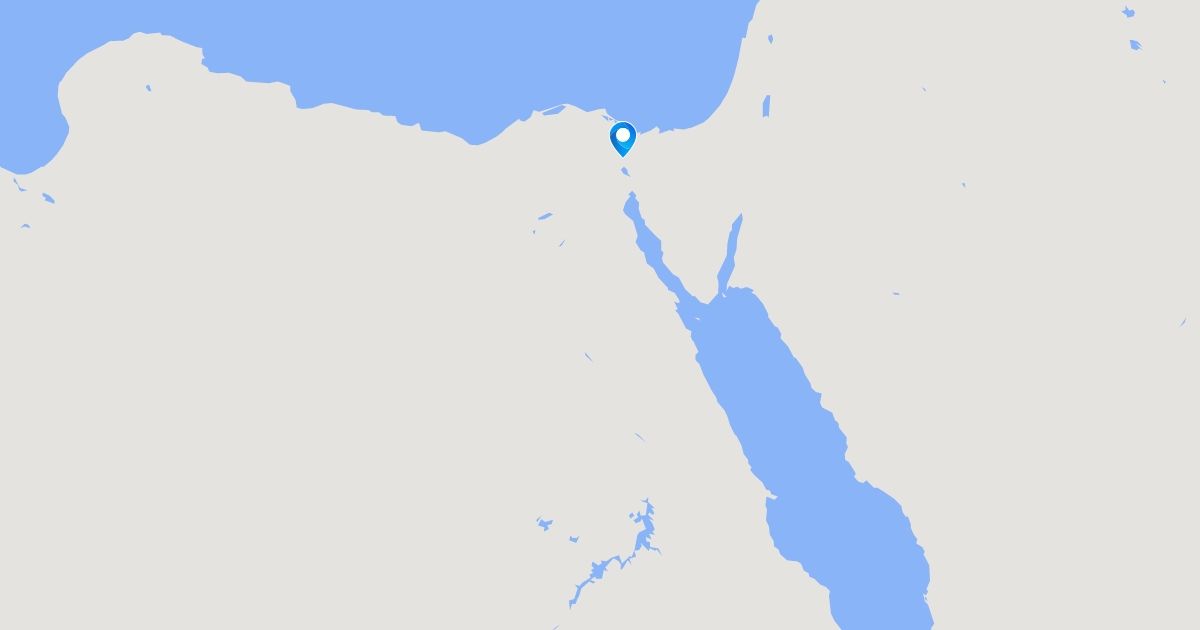 Suez Canal Significance Map Scribble Maps