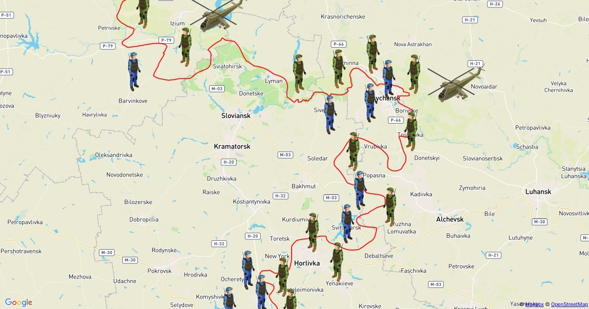 War in Ukraine : Scribble Maps