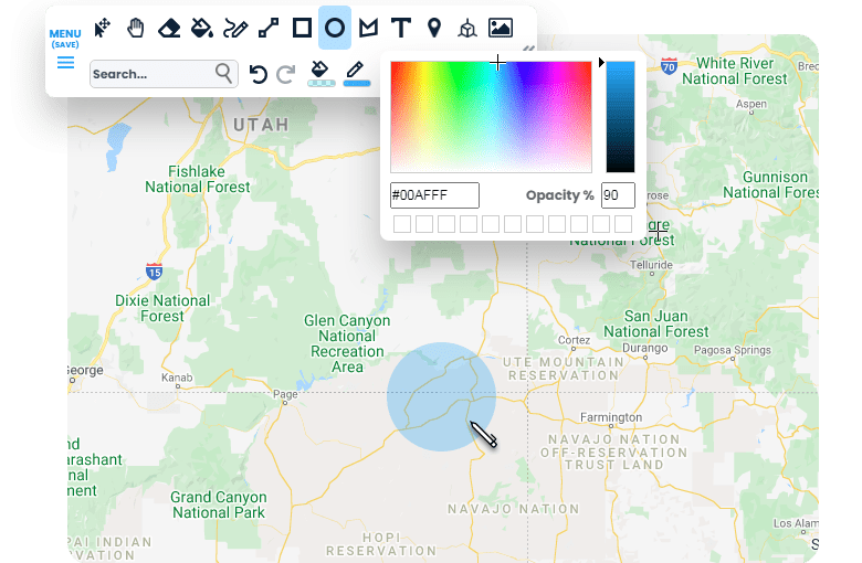 Draw On Maps and Make Them Easily