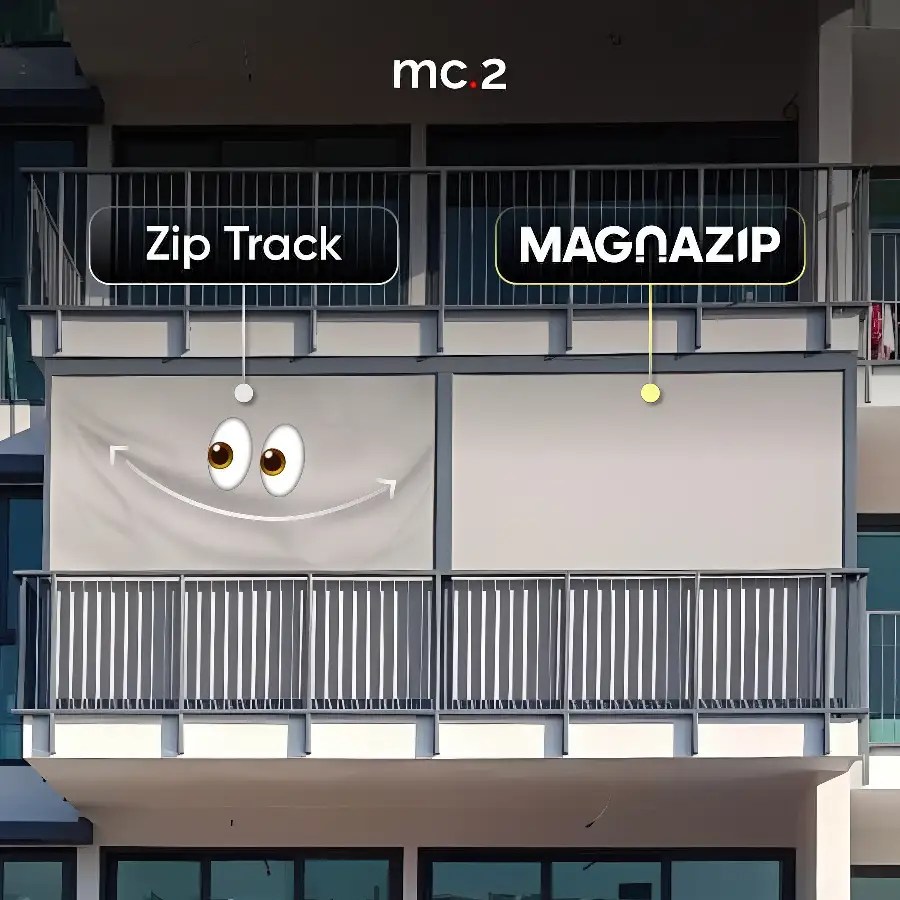 MAGNAZip by mc.2, The World’s First 100 Percent WrinkleFree Zip Blinds