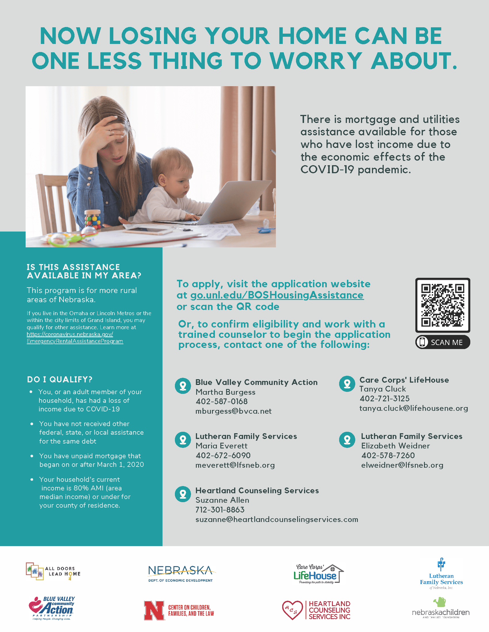 Utility/Mortgage Assistance City of Scribner, Nebraska Dodge County