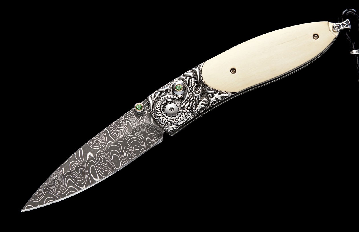 William Henry Limited Edition B05 Twist Knife Scrimshaw Collector
