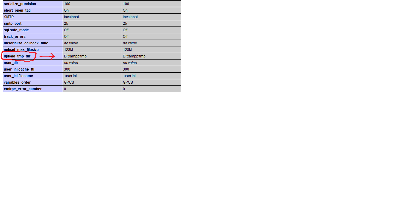 uploadtempdirectory