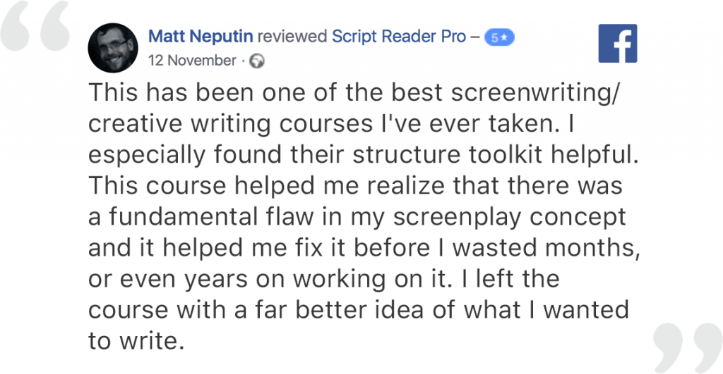 Online Screenwriting Course That's Practical and HandsOn