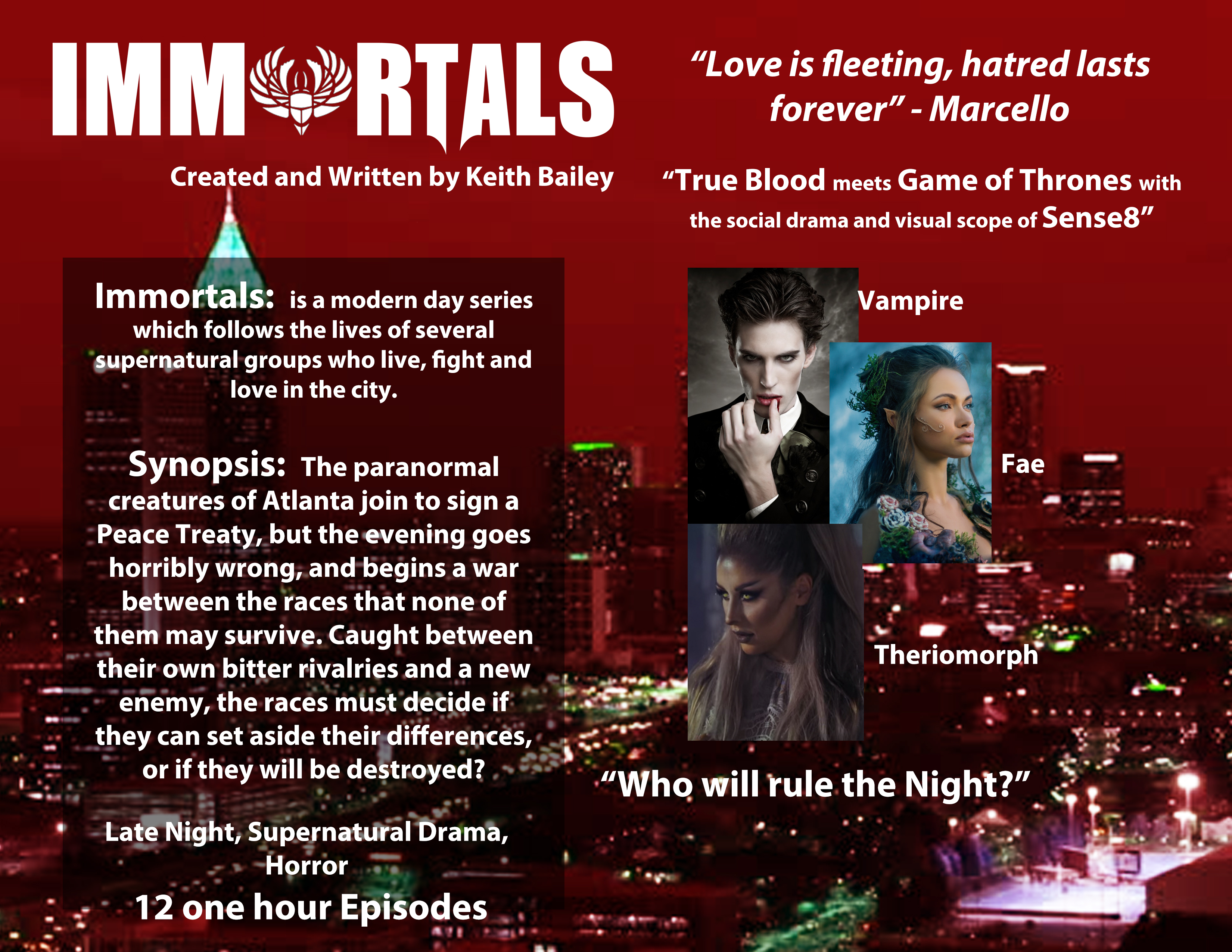 Immortals Atlanta by Keith Bailey Script Revolution