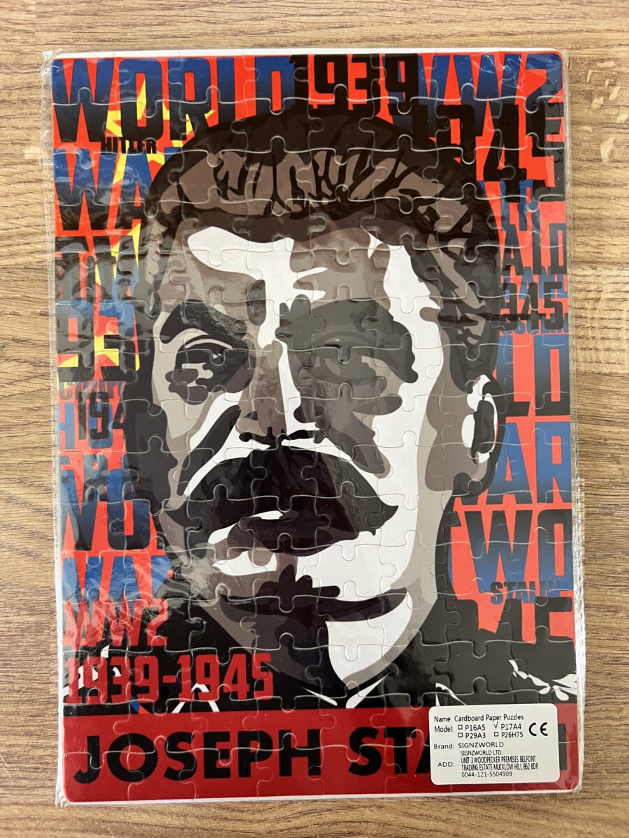WW2 Joseph Stalin Jigsaw. An activity for KS2 children to