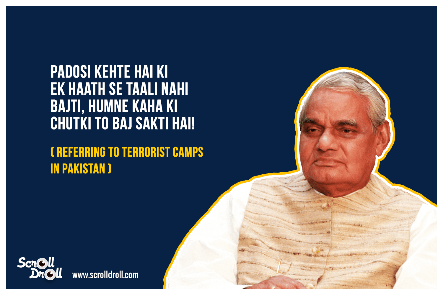 Atal Bihari Vajpayee quote 5 ScrollDroll