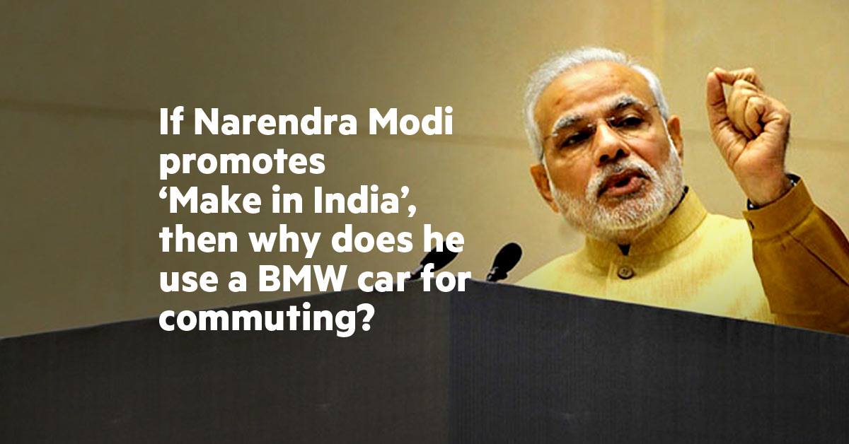 Quora User Perfectly Explains Why PM Narendra Modi Uses A German Car