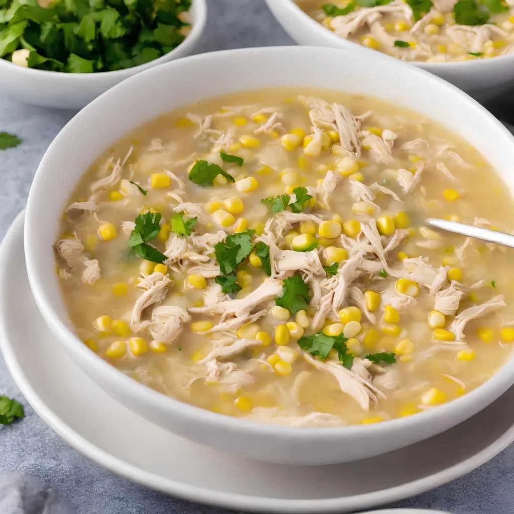 Chicken & Sweetcorn Soup Recipe