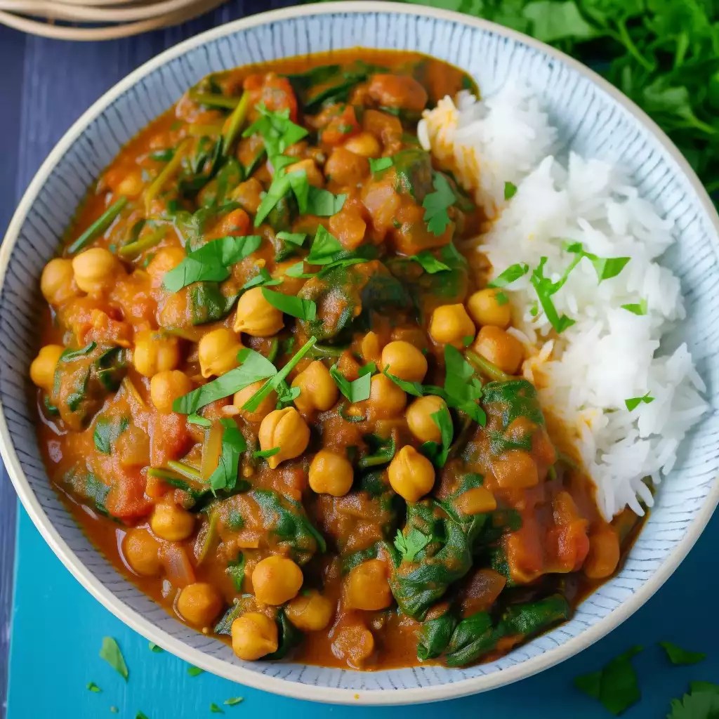Chickpea & Spinach Curry Recipe