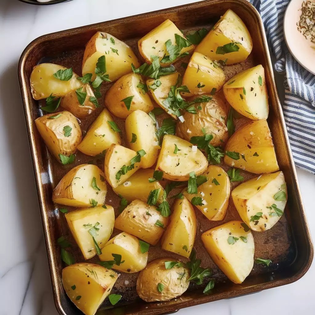 Garlic Butter Potatoes Recipe