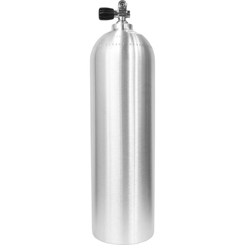 Luxfer 100 Cubic Foot Brushed Aluminum Tank with Pro Valve LX100BRDV