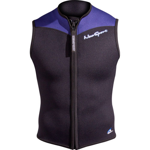 NeoSport 2.5mm Men's Front Zip Vest Wetsuit Scuba