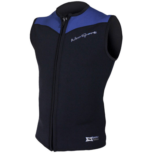 NeoSport 2.5mm Xspan Men's Front Zip Vest Wetsuit Scuba