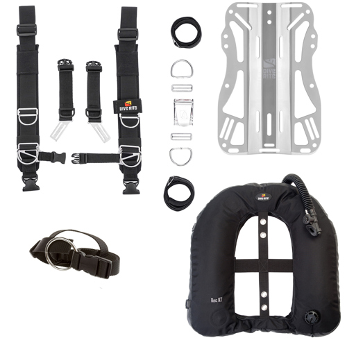 Dive Rite Transplate Double Tank with Rec XT Wing PK3553 Scuba