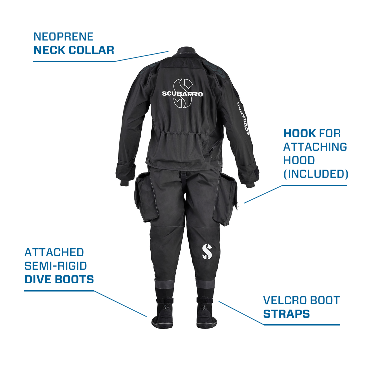 Scubapro Evertech Dry Breathable Men's Drysuit Scuba