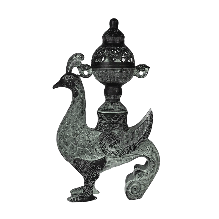 Explore Chinese Ancient Bronze Sculpture ware, Green Bronze Ware