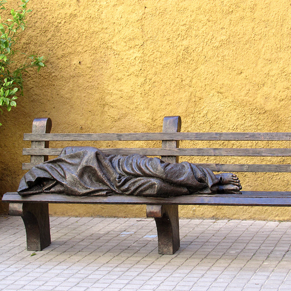 Sculptures by TPS Homeless Jesus