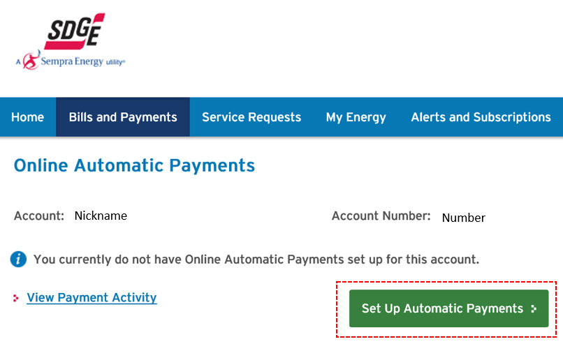 Online Automatic Payment Frequently Asked Questions San Diego Gas