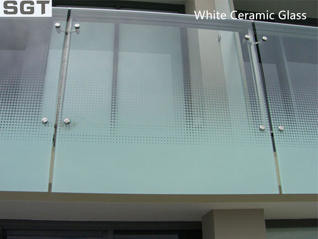 Ceramic Frit Glass,White Silking Printed GlassChina leading supplier