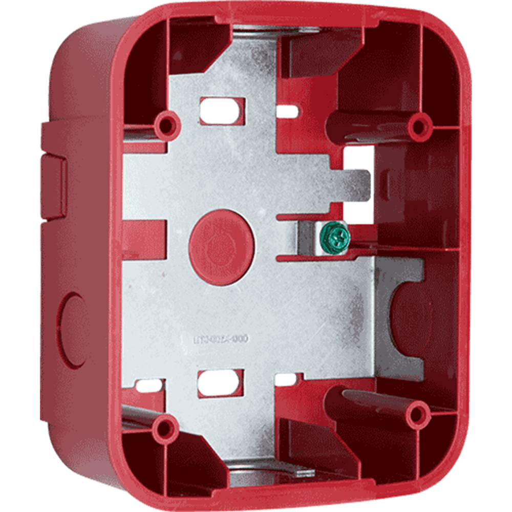 System Sensor SBBRL - L-Series Wall Surface Mount Back Box, Red