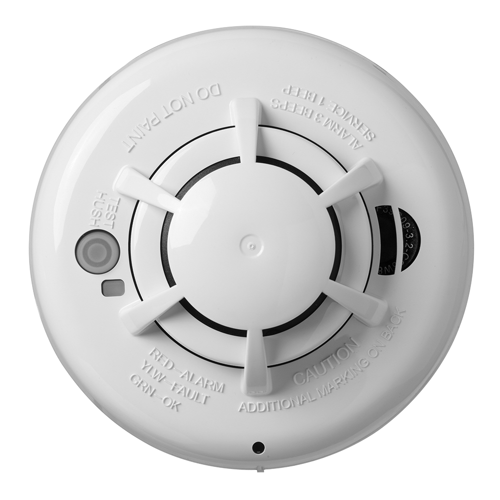 DSC WS4936 Wireless 433MHz Photoelectric Smoke Detector with Builtin